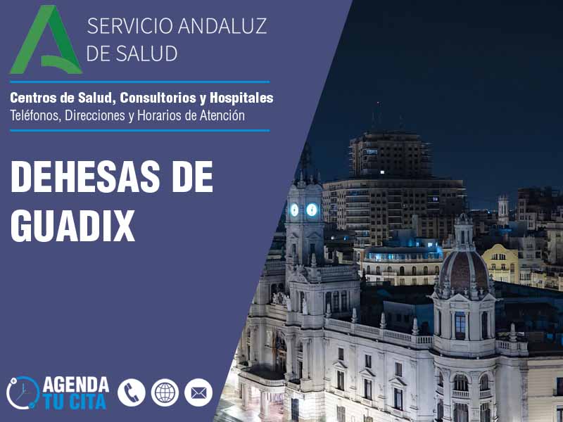 Centros de Salud en Dehesas De Guadix - Telfonos, Direcciones y Horarios de Atencin