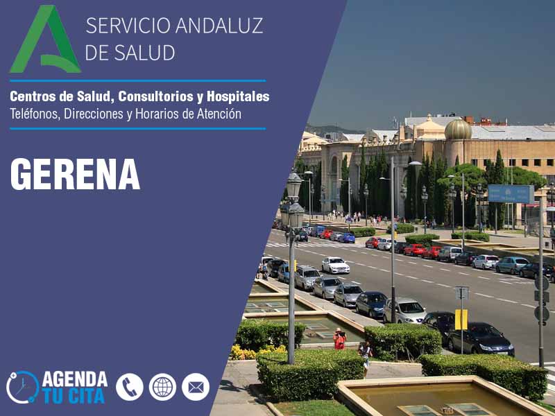 Centros de Salud en Gerena - Telfonos, Direcciones y Horarios de Atencin
