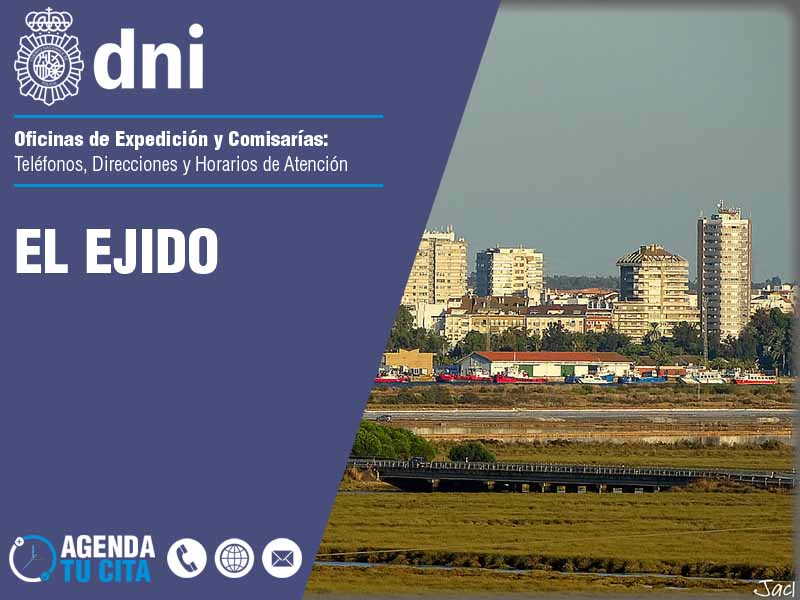 Oficinas del DNI en El Ejido - Telfonos, Direcciones y Horarios