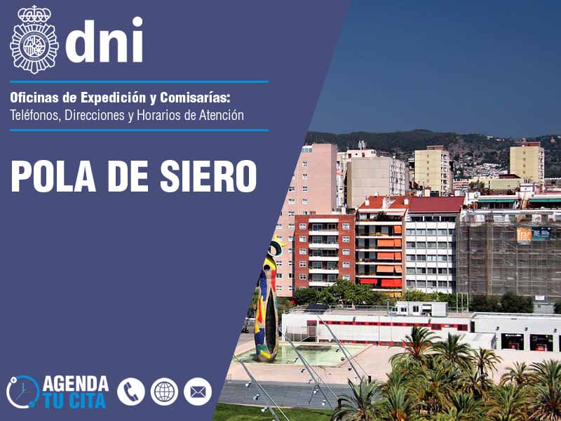 Oficinas del DNI en Pola de Siero - Telfonos, Direcciones y Horarios