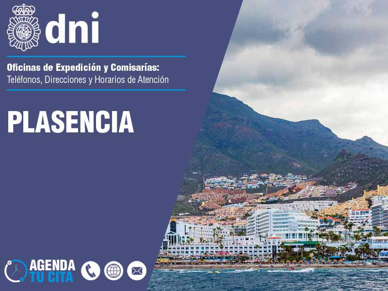 Oficinas del DNI en Plasencia - Telfonos, Direcciones y Horarios
