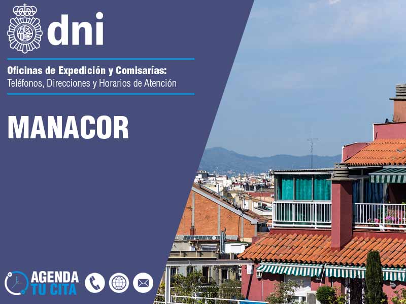 Oficinas del DNI en Manacor - Telfonos, Direcciones y Horarios