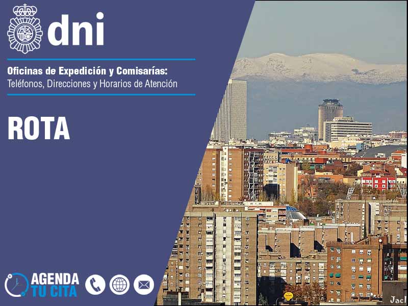 Oficinas del DNI en Rota - Telfonos, Direcciones y Horarios