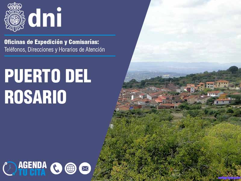 Oficinas del DNI en Puerto Del Rosario - Telfonos, Direcciones y Horarios