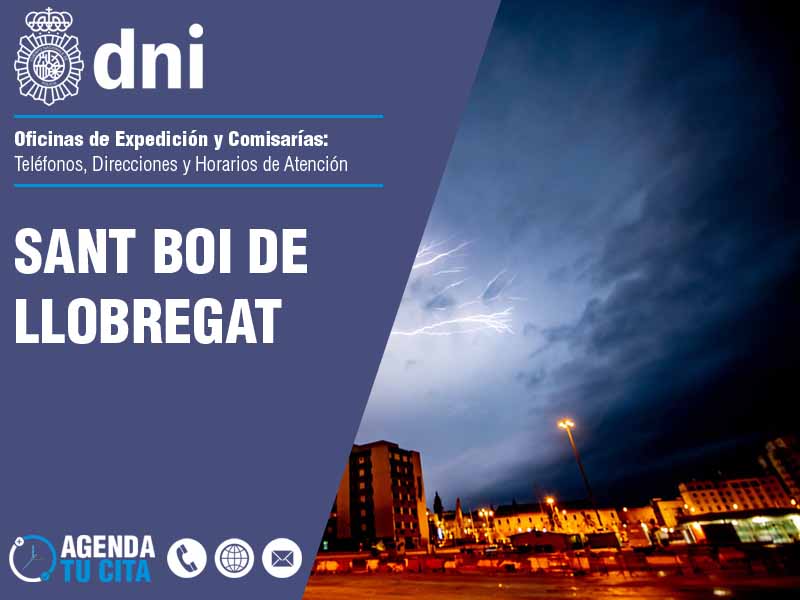 Oficinas del DNI en Sant Boi de Llobregat - Telfonos, Direcciones y Horarios