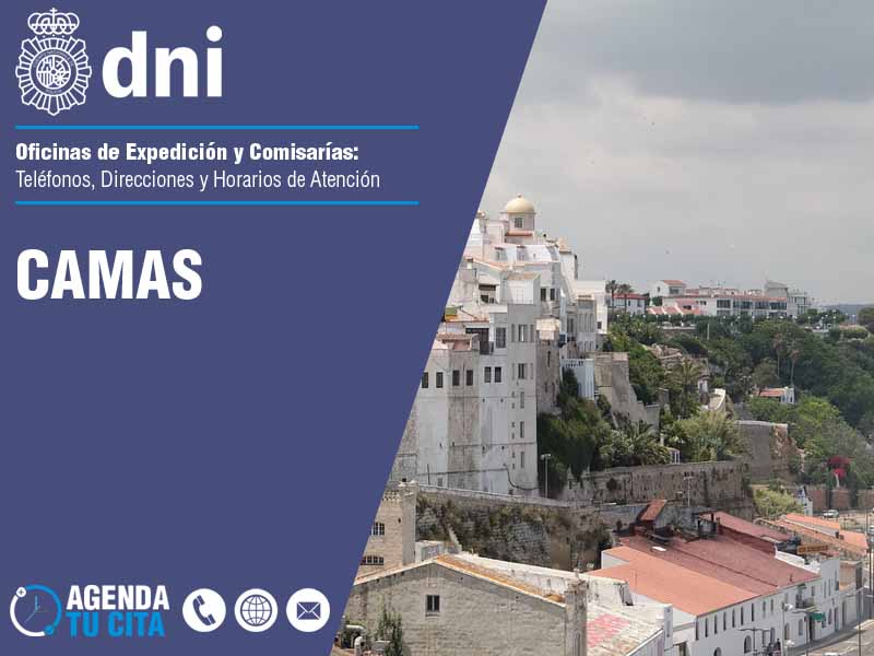 Oficinas del DNI en Camas - Telfonos, Direcciones y Horarios