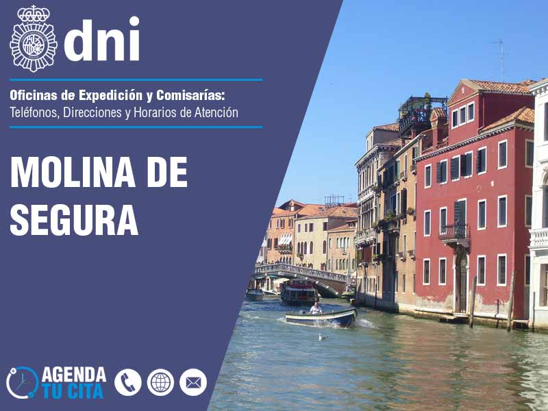 Oficinas del DNI en Molina de Segura - Telfonos, Direcciones y Horarios