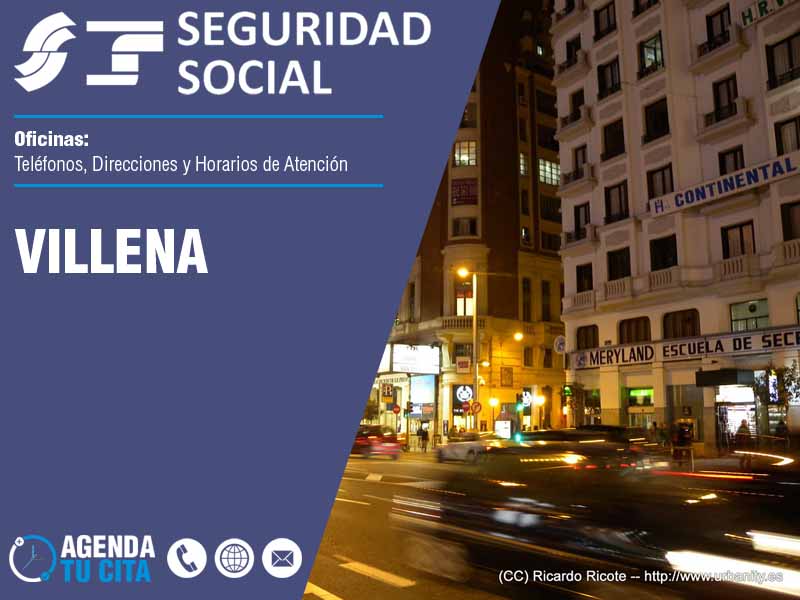 Oficinas de la Seguridad Social en Villena - Telfonos, Direcciones y Horarios