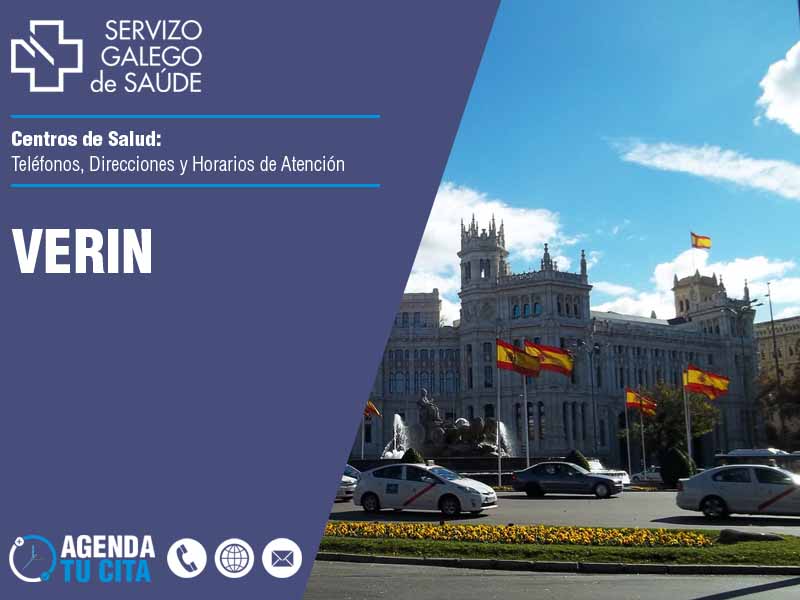 Centros de Salud en Verin - Telfonos, Direcciones y Horarios de Atencin