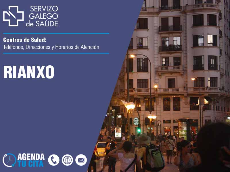 Centros de Salud en Rianxo - Tel�fonos, Direcciones y Horarios de Atenci�n