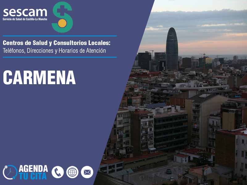 Centros de Salud en Carmena - Telfonos, Direcciones y Horarios de Atencin